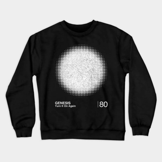 Genesis / Minimalist Graphic Design Fan Crewneck Sweatshirt by saudade